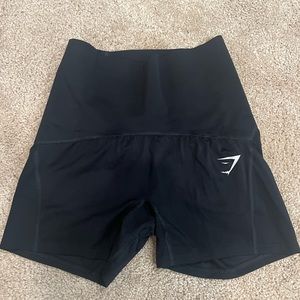 Small Black Gymshark shorts with touches back